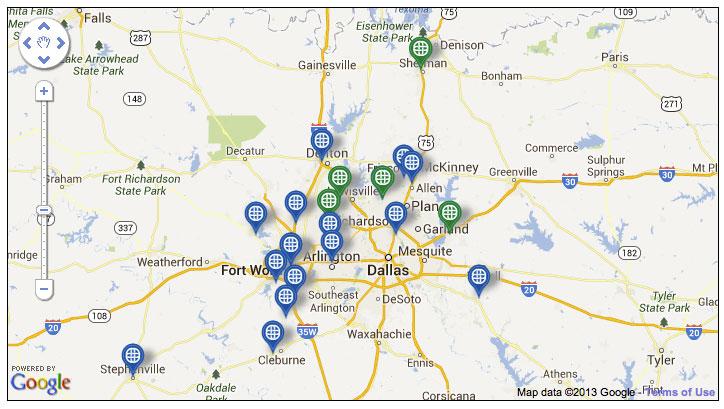 Map Of Texas Rest Areas - United States Map